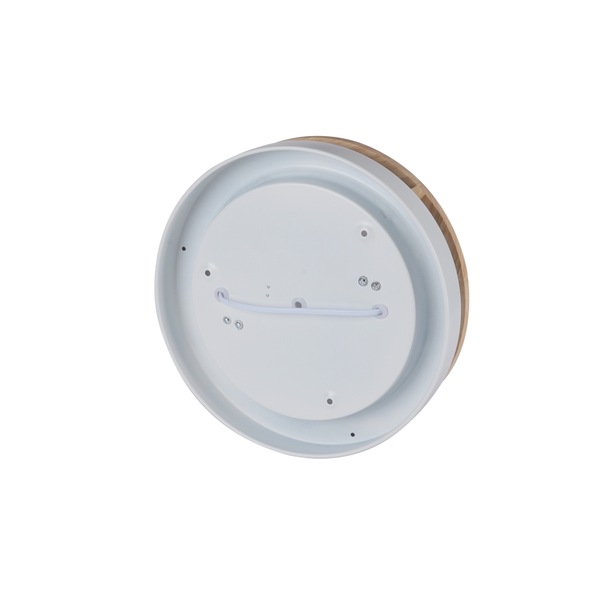 Brilagi - Plafonnier ORINO 2xE27/40W/230V Ø 27 cm blanc/chêne