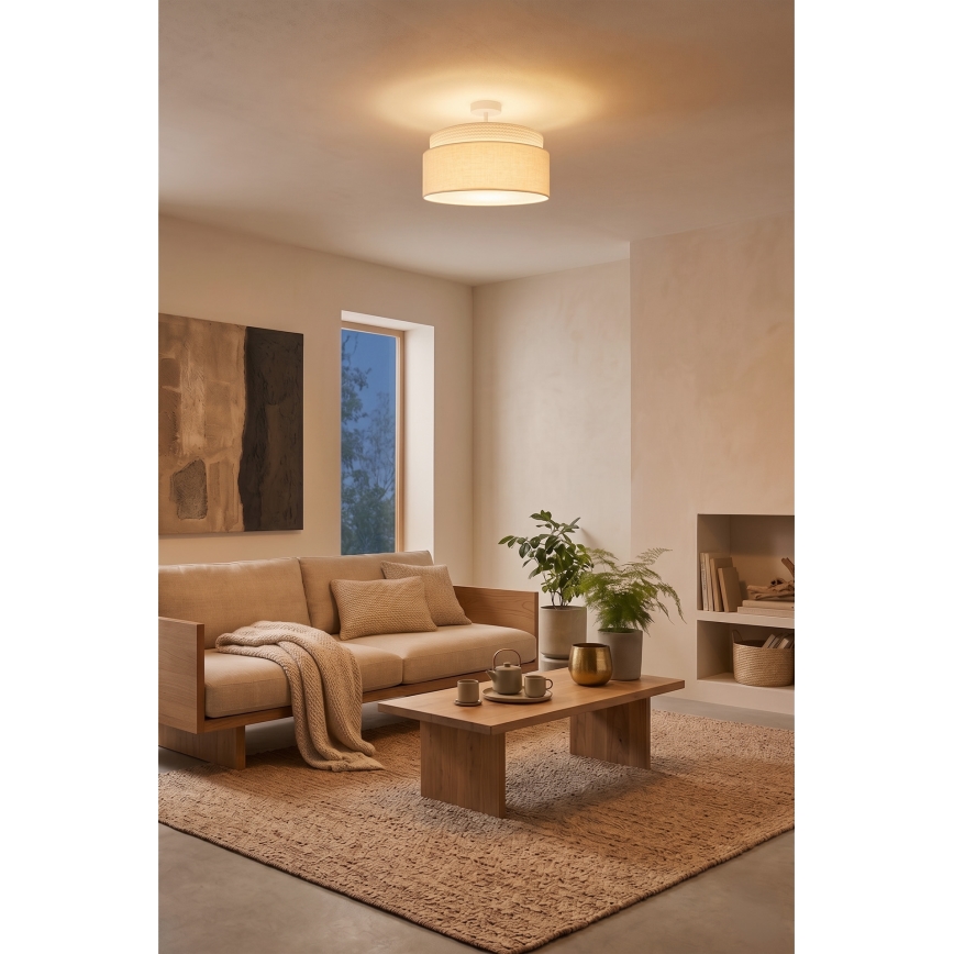 Brilagi - Plafonnier PADOVA 1xE27/60W/230V pr. 40 cm crème