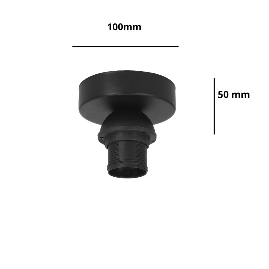 Brilagi - Plafonnier PARTY 1xE27/60W/230V Ø 10 cm noir