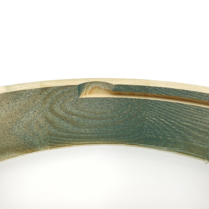 Brilagi - Plafonnier PINO 1xE27/15W/230V en pin vert, Ø 27,5 cm