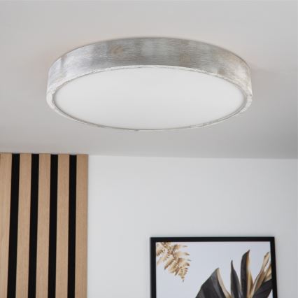 Brilagi - Plafonnier PINO 3xE27/15W/230V pin/argenté Ø 47,5 cm