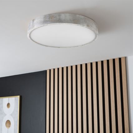 Brilagi - Plafonnier PINO 3xE27/15W/230V pin/argenté Ø 47,5 cm