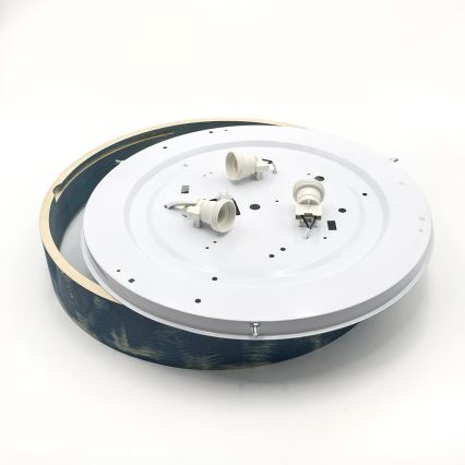 Brilagi - Plafonnier PINO 3xE27/15W/230V pin/bleu Ø 47,5 cm