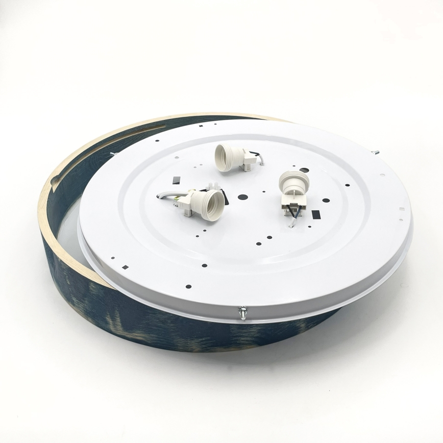 Brilagi - Plafonnier PINO 3xE27/15W/230V pin/bleu Ø 47,5 cm