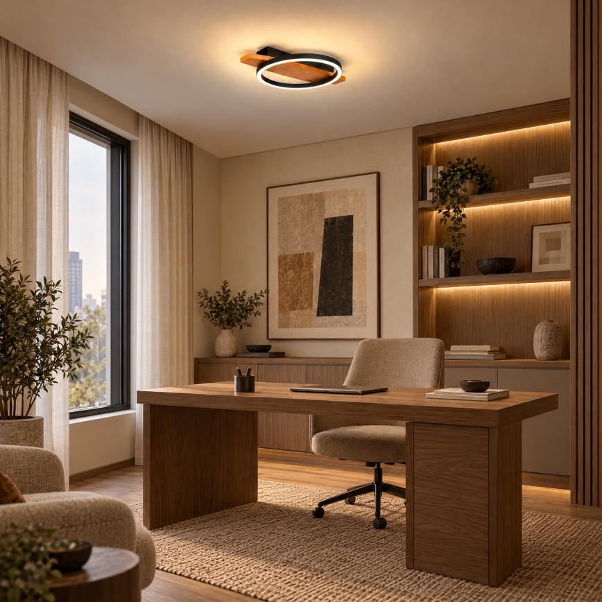 BRILAGI - Plafonnier PLANK LED/16W/230V 4000K 30x40 cm bois