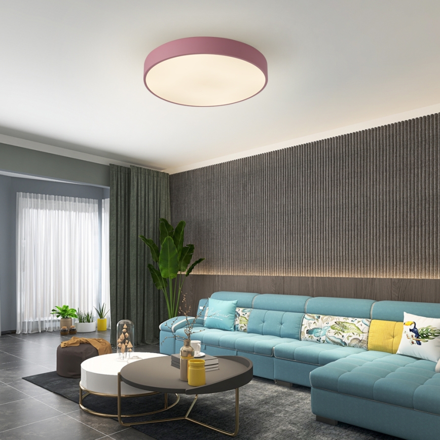 Brilagi - Plafonnier POOL LED/60W/230V 3000/4000/6000K Ø 50 cm rose