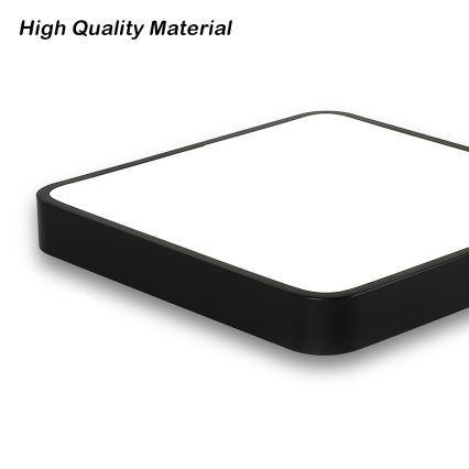 Brilagi - Plafonnier POOL SQUARE LED/36W/230V 3000/4500/6000K 40x40 cm noir