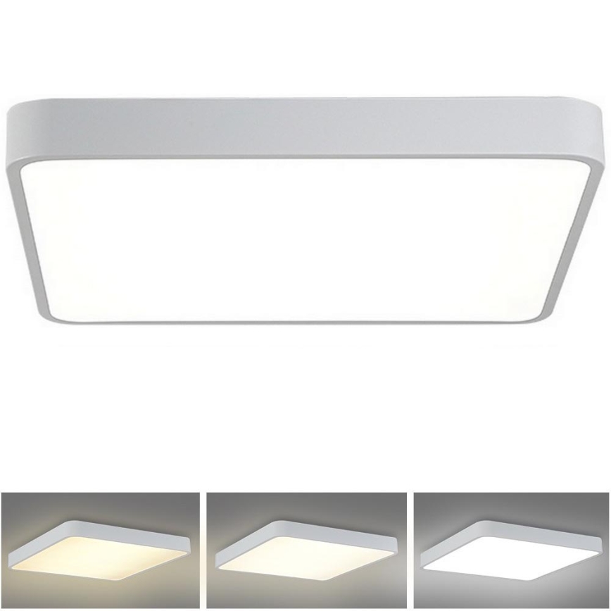 Brilagi - Plafonnier POOL SQUARE LED/48W/230V 3000/4500/6000K 50x50 cm blanc