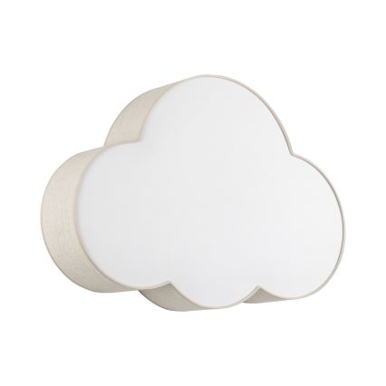 Brilagi - Plafonnier pour chambre d'enfant NIMBUS 4xE27/15W/230V 46x63 cm beige