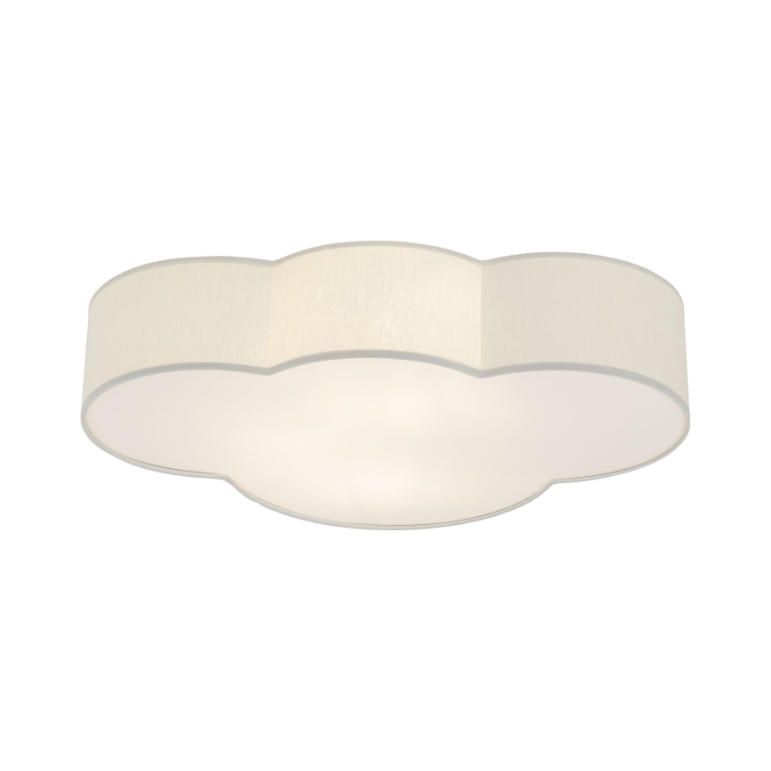 Brilagi - Plafonnier pour chambre d'enfant NIMBUS 4xE27/15W/230V gris