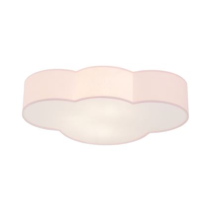 Brilagi - Plafonnier pour enfant NIMBUS 4xE27/15W/230V rose