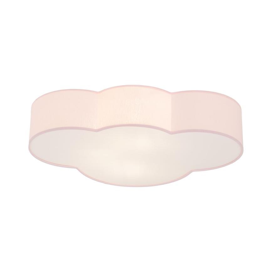 Brilagi - Plafonnier pour enfant NIMBUS 4xE27/15W/230V rose