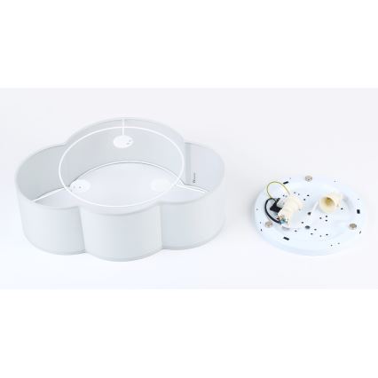 Brilagi - Plafonnier pour enfant NIMBUS MINI 2xE27/15W/230V gris