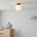 BRILAGI - Plafonnier pour enfants ASTRO 1xE14/15W/230V blanc