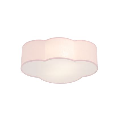 Brilagi - Plafonnier pour enfants NIMBUS MINI 2xE27/15W/230V 31x43 cm rose