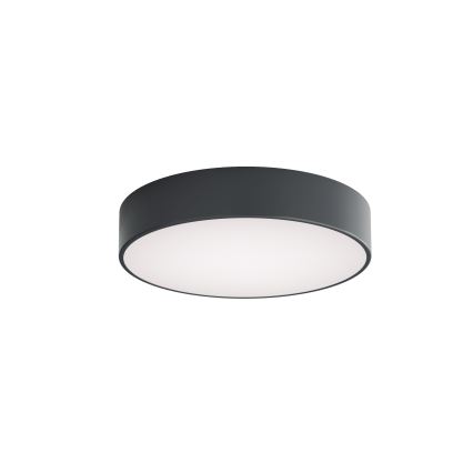 Brilagi - Plafonnier pour salle de bains CLARE avec détecteur de mouvement et capteur crépusculaire, 3xE27/24W/230V, Ø 40 cm, anthracite, IP54