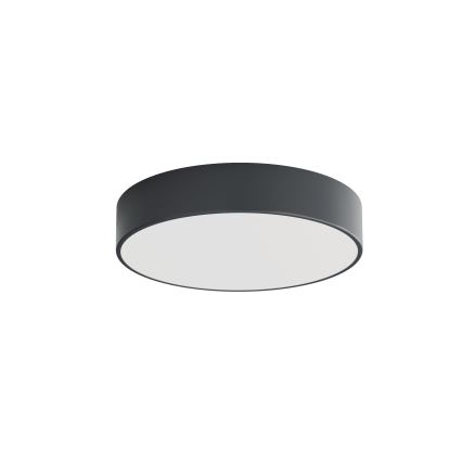 Brilagi - Plafonnier pour salle de bains CLARE avec détecteur de mouvement et capteur crépusculaire, 3xE27/24W/230V, Ø 40 cm, anthracite, IP54