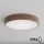 Brilagi - Plafonnier pour salle de bains CLARE 4xE27/24W/230V Ø 50 cm IP54 marron