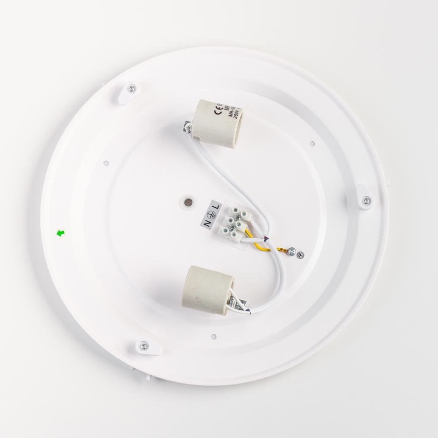 Brilagi - Plafonnier pour salle de bains POOL 2xE27/15W/230V Ø 30 cm IP54 beige