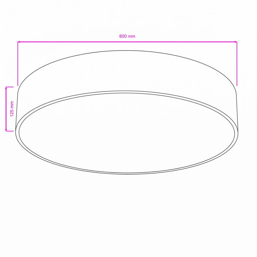 Brilagi - Plafonnier pour salle de bains POOL 5xE27/15W/230V Ø 60 cm IP54 beige
