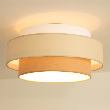 Brilagi - Plafonnier RESNA 1xE27/60W/230V Ø 40 cm crème/beige