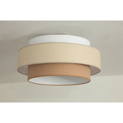 Brilagi - Plafonnier RESNA 1xE27/60W/230V Ø 40 cm crème/beige
