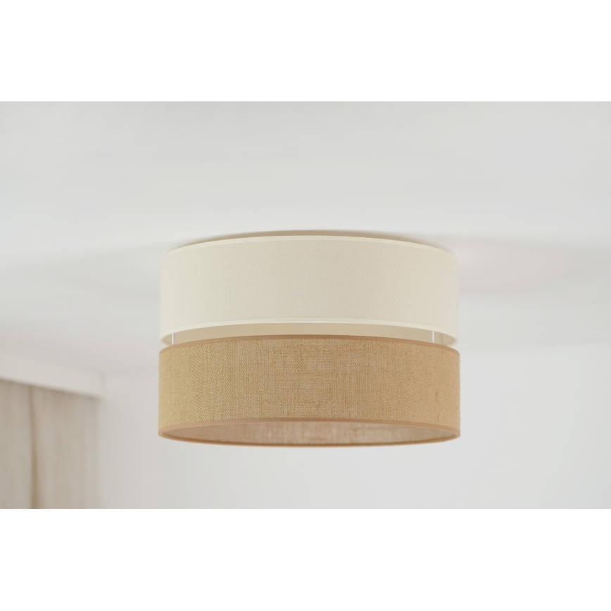 Brilagi - Plafonnier ROYAL YUTE 1xE27/15W/230V d. 40 cm beige/crème