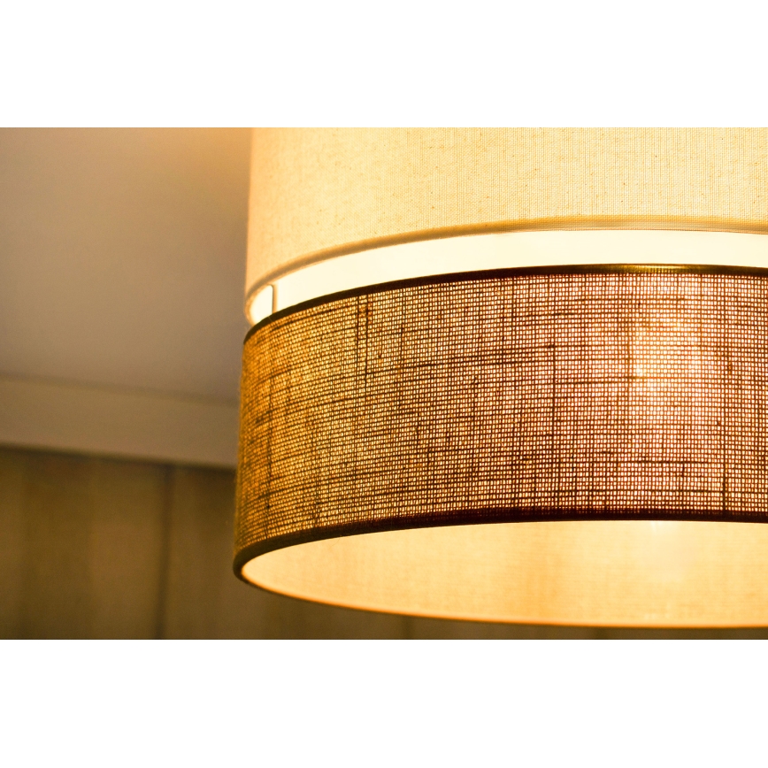 Brilagi - Plafonnier ROYAL YUTE 1xE27/15W/230V d. 40 cm beige/crème