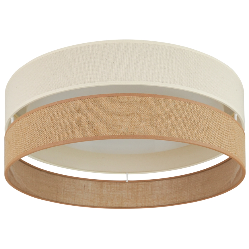 Brilagi - Plafonnier ROYAL YUTE LED/24W/230V d. 45 cm beige/crème