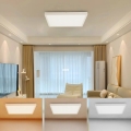 Brilagi - Plafonnier salle de bain FRAME LED/50W/230V 3000/4000/6000K IP44 blanc
