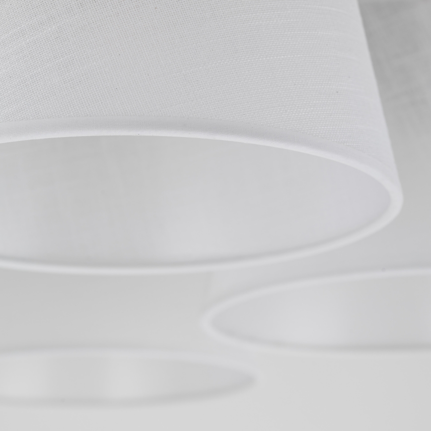 Brilagi - Plafonnier semi-encastré LATTE 5xE27/60W/230V pin/blanc