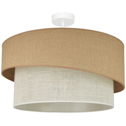 Brilagi - Plafonnier SHINE 1xE27/15W/230V d. 50 cm beige/crème
