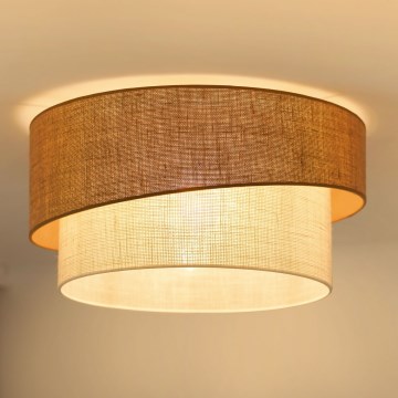 Brilagi - Plafonnier SHINE 1xE27/15W/230V d. 50 cm beige/crème