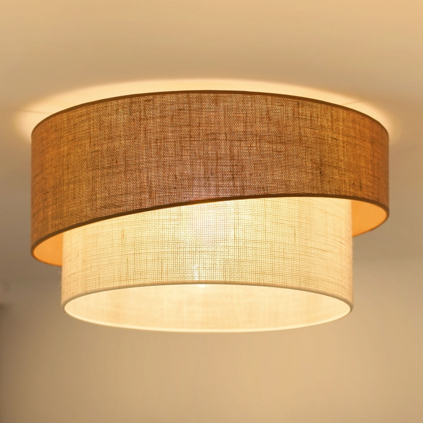 Brilagi - Plafonnier SHINE 1xE27/15W/230V d. 50 cm beige/crème