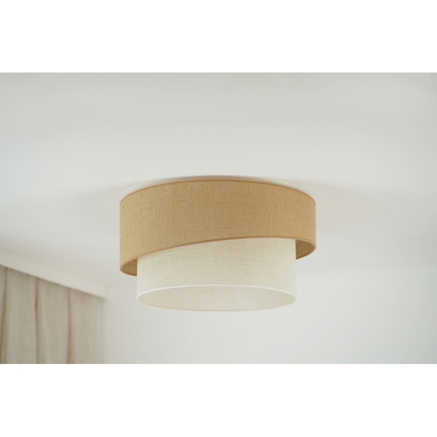 Brilagi - Plafonnier SHINE 1xE27/15W/230V d. 50 cm beige/crème