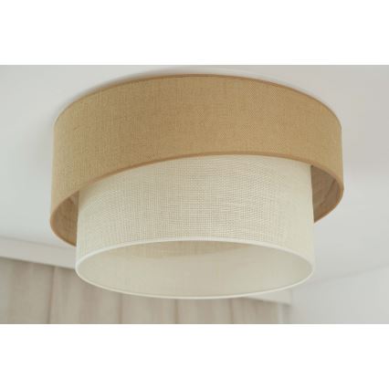 Brilagi - Plafonnier SHINE 1xE27/15W/230V d. 50 cm beige/crème