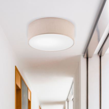 Brilagi - Plafonnier SIRIJA LED/12W/230V d. 35 cm beige