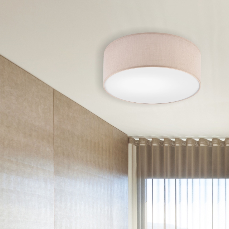 Brilagi - Plafonnier SIRIJA LED/12W/230V d. 35 cm beige
