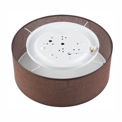 Brilagi - Plafonnier SIRIJA LED/12W/230V d. 35 cm marron