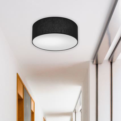 Brilagi - Plafonnier SIRIJA LED/12W/230V d. 35 cm noir