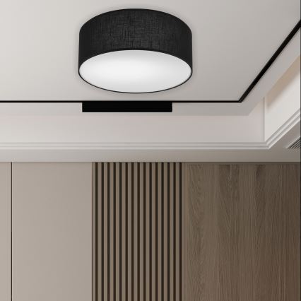 Brilagi - Plafonnier SIRIJA LED/12W/230V d. 35 cm noir