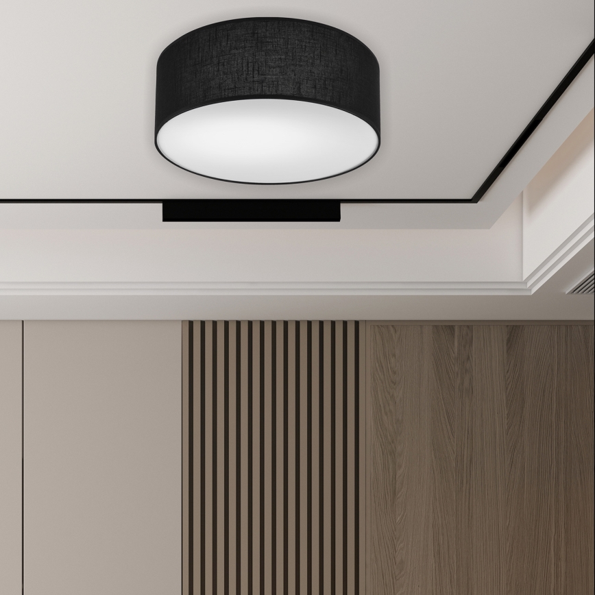 Brilagi - Plafonnier SIRIJA LED/12W/230V d. 35 cm noir