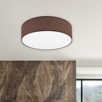 Brilagi - Plafonnier SIRIJA LED/24W/230V d. 45 cm marron