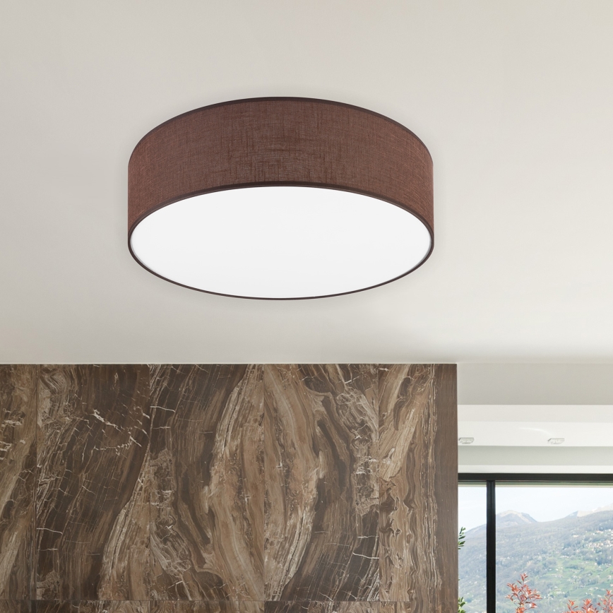 Brilagi - Plafonnier SIRIJA LED/24W/230V d. 45 cm marron