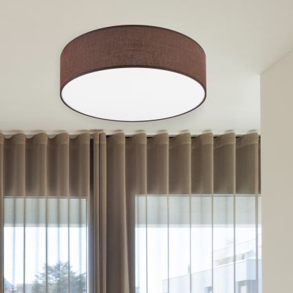 Brilagi - Plafonnier SIRIJA LED/24W/230V d. 45 cm marron