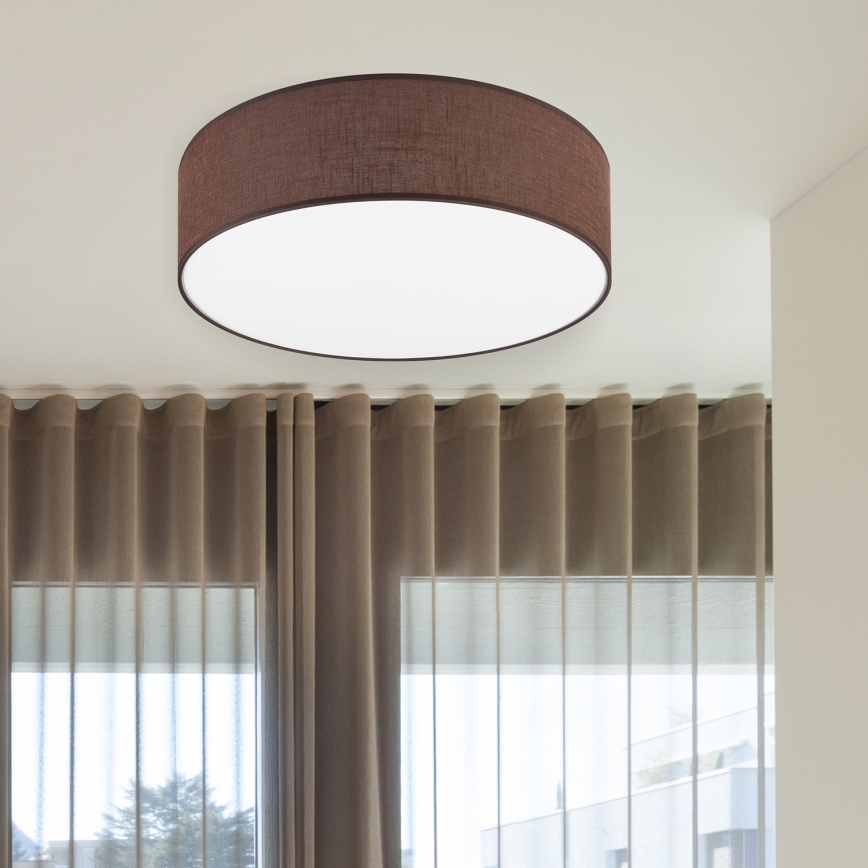 Brilagi - Plafonnier SIRIJA LED/24W/230V d. 45 cm marron