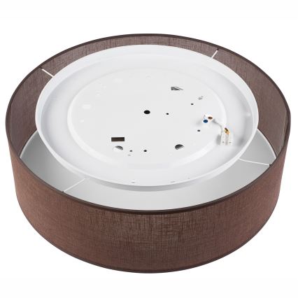 Brilagi - Plafonnier SIRIJA LED/24W/230V d. 45 cm marron