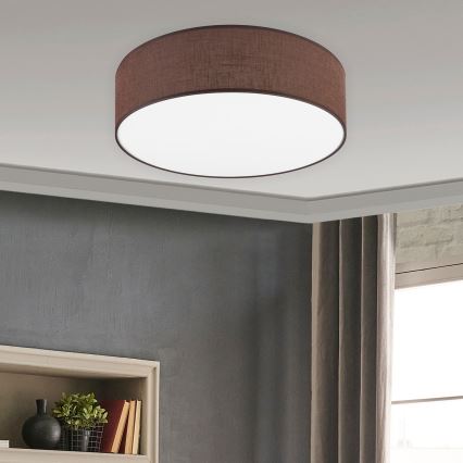 Brilagi - Plafonnier SIRIJA LED/36W/230V d. 45 cm marron