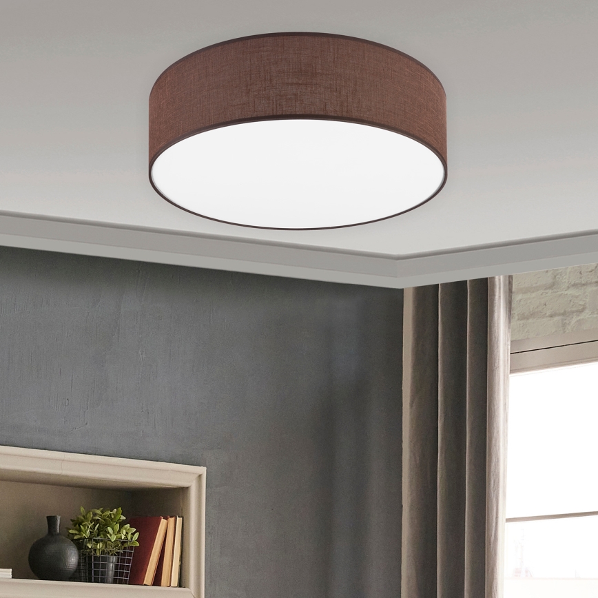Brilagi - Plafonnier SIRIJA LED/36W/230V d. 45 cm marron