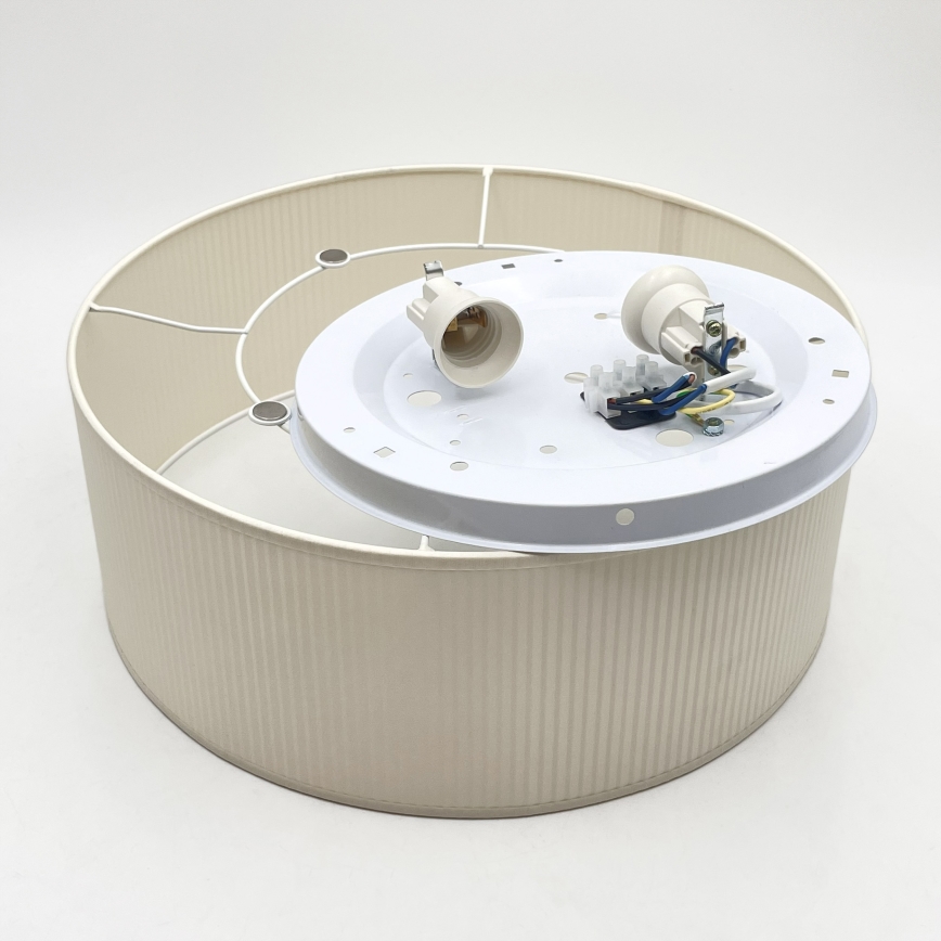 Brilagi - Plafonnier SIRIJA MODERN 2xE27/60W/230V Ø 35 cm crème
